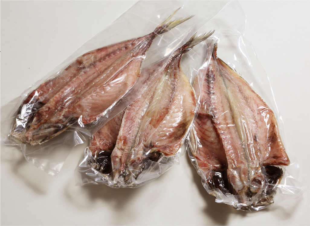 ❷アジ 3パック入り